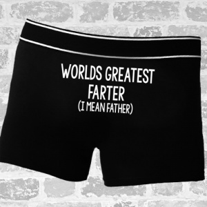Worlds Greatest Farter (I Mean Father) Boxer Shorts