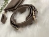 Soft Luxury Saffiano Taupe Clutch Bag