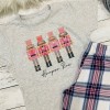 Pink Tartan Personalised Nutcracker Pyjamas