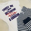 Grey's Anatomy Navy Stripe Unisex Pyjamas