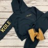 Personalised Black / Gold Tracksuit with Name & Est Date