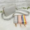 Soft Saffiano Grey Cross Body Bag