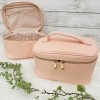 Christy Personalised Pale Pink Vanity Case