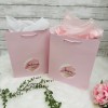 Pastel Pink Personalised Gift Bags - Any Text