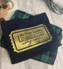 Gold Ticket Polar Express Tartan Matching Family Set