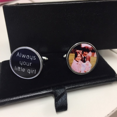 Always your little girl cufflinks