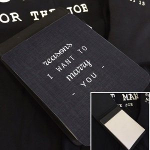 'Reasons I Want to Marry You' Pocket Notebook