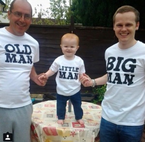 Big Man, Little Man, Old man T-Shirt Adult  or Child T-Shirt