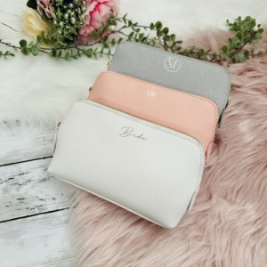 Personalised Christy Cosmetic Case - 10 Colour Combinations