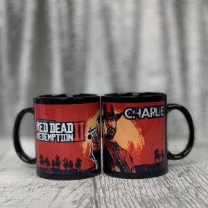 Personalised Red Dead Redemption 2 Personalised Black Mug