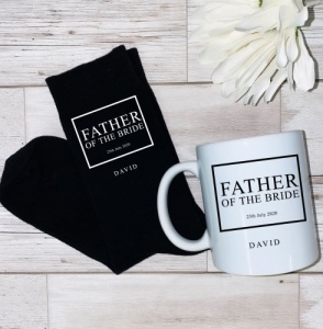 Personalised Male Mug & Socks Set