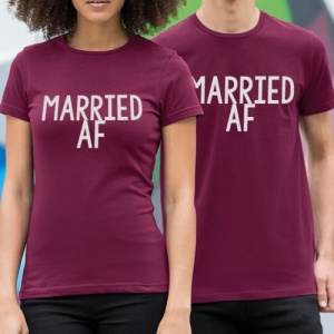 Married AF His / Hers T-Shirt Set