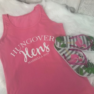 Personalised HUNGOVER Vest Top