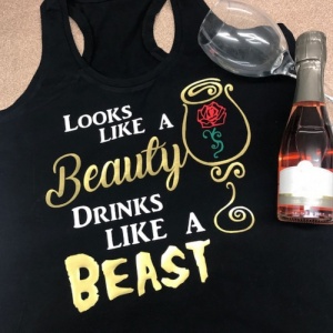 Look like a Beauty, Drink Like a Beast Vest Top