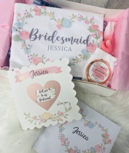 Personalised Bridal Party Proposal Gift Set & PJ's