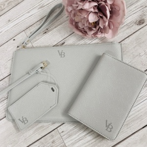 Small Initial Louise Inspired PU Leather Personalised Clutch Bag