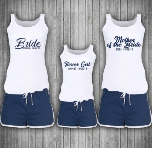 Personalised 'Ocean' Adult / Child PJ Set