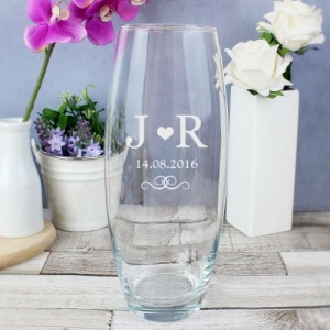 Personalised Monogram Bullet Vase