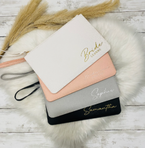 Christy Personalised Clutch Bag - 12 Colours