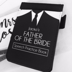 Father of the Bride Speech Practice Pocket Notepad
