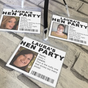 Hen Party Personalised Novelty Lanyard