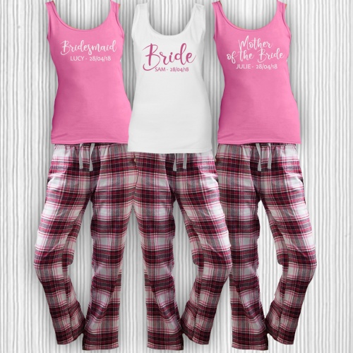 bridal party pj sets