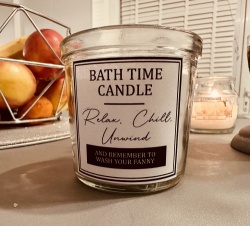 Rude Bath time Female - Rude Candles By Real Unique