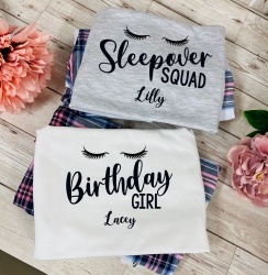 Sleepover Squad Personalised Matching Pyjama's