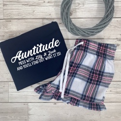 Auntitude T-shirt / Pyjama Set