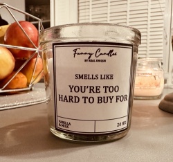 Too Hard To Buy For - Rude Candles By Real Unique