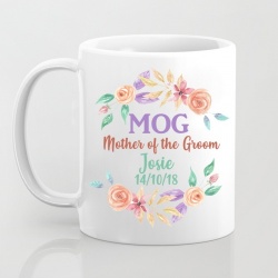 MOG - Mother of the bride Personalised Pastel Mug