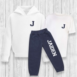 Children's Full Personalised Varsity Tracksuit 6M - 10Y