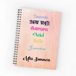 Personalised Princess Note Pad