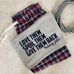 Personalised Love them, Spoil them Pyjamas