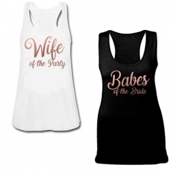 Wife of the Party / Babes of the Bride Racer Tank
