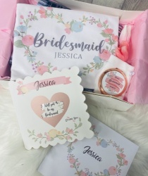 Personalised Bridal Party Proposal Gift Set & PJ's