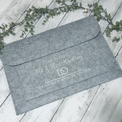 Personalised Wedding Planning Wallet /  Document Holder