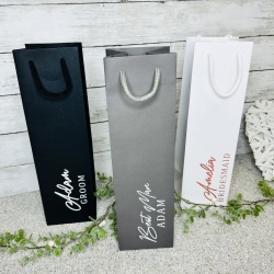 Custom Order- 130 Personalised Bottle Gift Bags