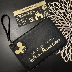 Disney Travel Document Wallet Clutch