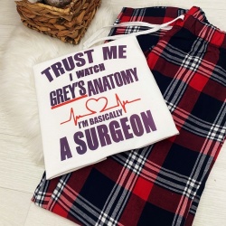 Red Grey's Anatomy Pyjama's