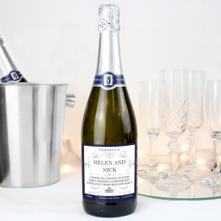 Personalised Any Message Bottle of Prosecco