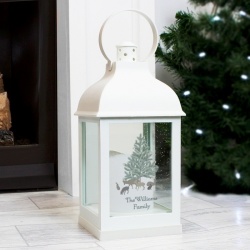 Personalised White Lantern