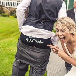 'Property of *Name* Boxer Shorts Ideal Groom Gift