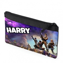 Black Fortnite Personalised Pencil Case