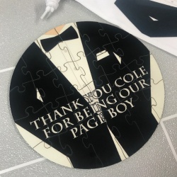 Thank you Page Boy Jigsaw & Gift Bag